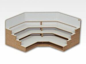 Hoekmodule Flessen - 3 Planken