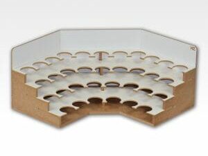 Hoekmodule Verf - 36 verfflesjes van 36 mm