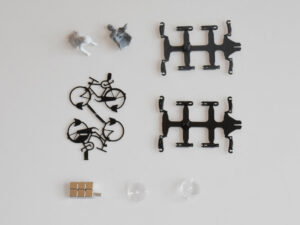 Bouwpakket twee Fietsers man/vrouw (EF2)