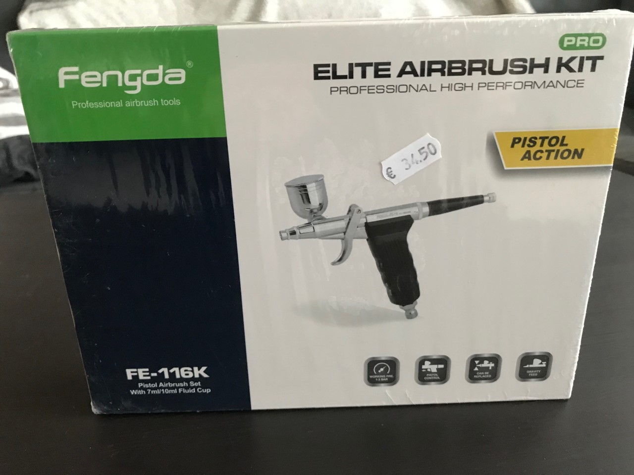 Fengda elite airbrush kit pistol action FE-116K