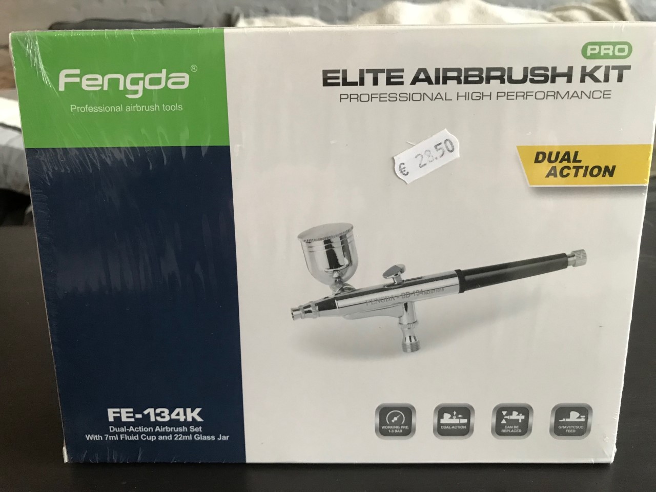 Fengda elite airbrush kit FE-134K dual action