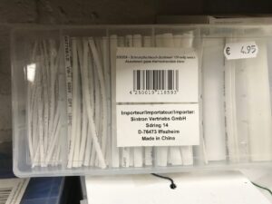 krimpkous set met verschillende maten kleur GROEN