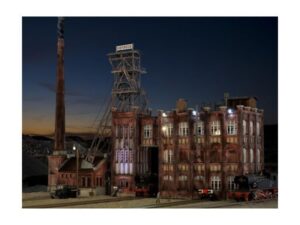 Kibri bouwpakket 39845 mijntoren met machinehuis en aandrijving H0