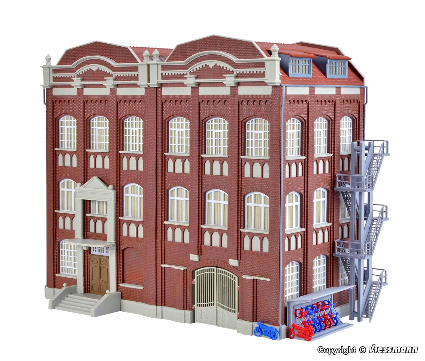 Kibri bouwpakket 39848 fabriekskantoor met werkplaats H0 - Afbeelding 3