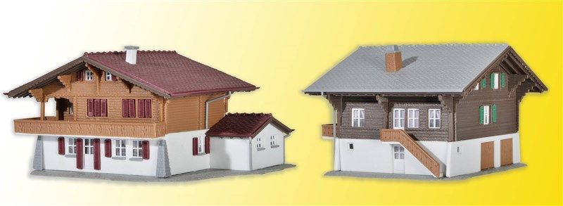 Kibri bouwpakket 37034 chalet lenk 2x N - Afbeelding 3