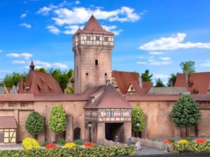 Kibri bouwpakket 37107 stadsmuur met toren rothenburg N