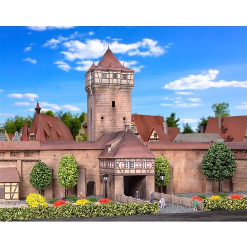 Kibri bouwpakket 37107 stadsmuur met toren rothenburg N