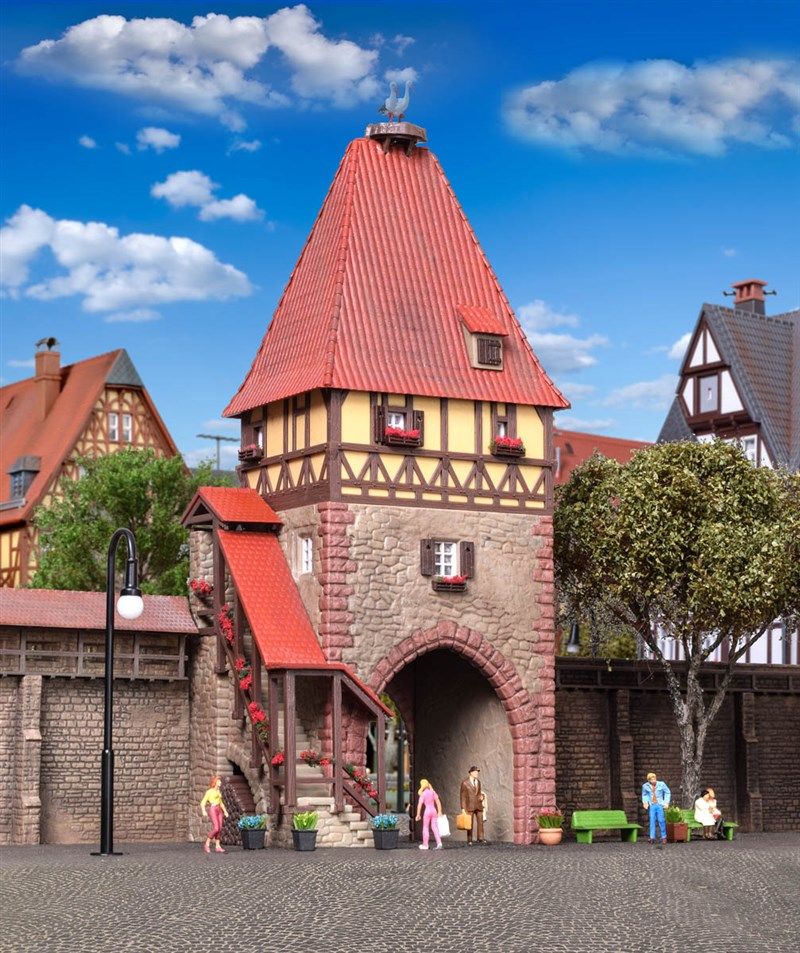 Kibri bouwpakket 38470 stadstoren met poort H0 - Afbeelding 4