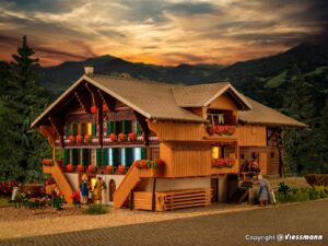 Kibri bouwpakket 38807 boerderij simmental H0