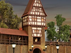 Kibri bouwpakket 38914 stadsmuur met toren H0