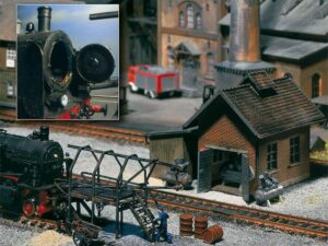 faller bouwpakket 120139 compressorhuis met vlampijpreiniger H0