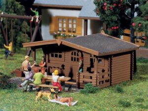 Faller bouwpakket 130208 3 tuinhuisjes H0