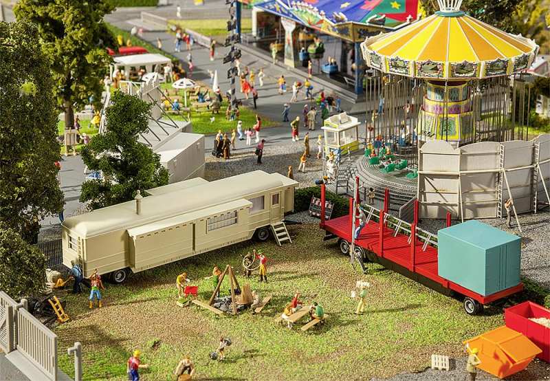 Faller bouwpakket 140480 kermis wagen set H0