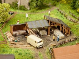 Faller bouwpakket 232373 opslagplaats voor hout N