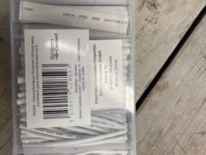 krimpkousset verschillende maten kleur wit