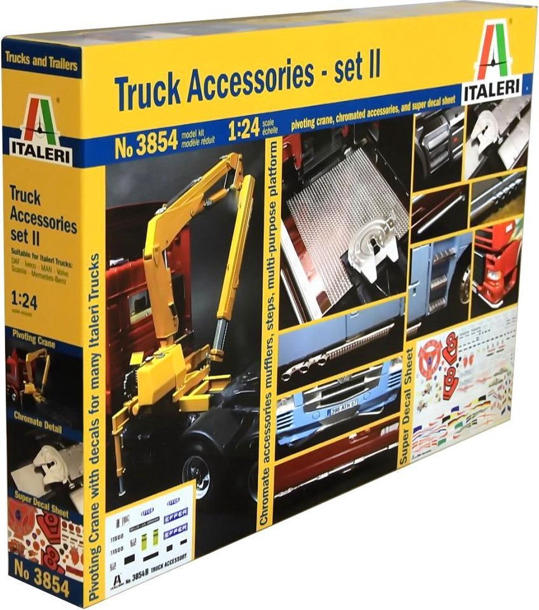 Italeri 3854 truck accessories – set 2  1:24