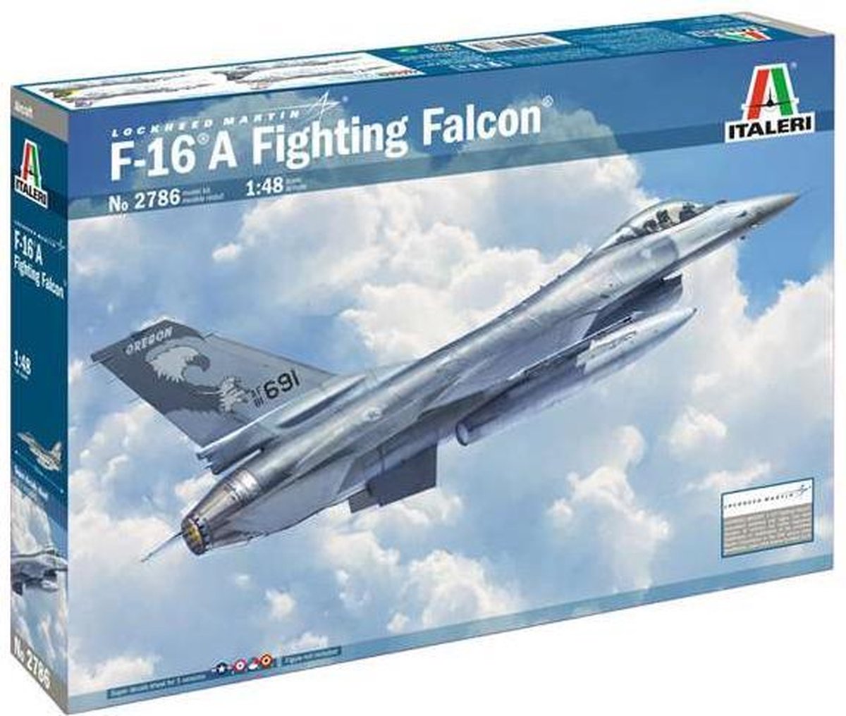 Italeri 2786 f-16a fighting falcon 1:48