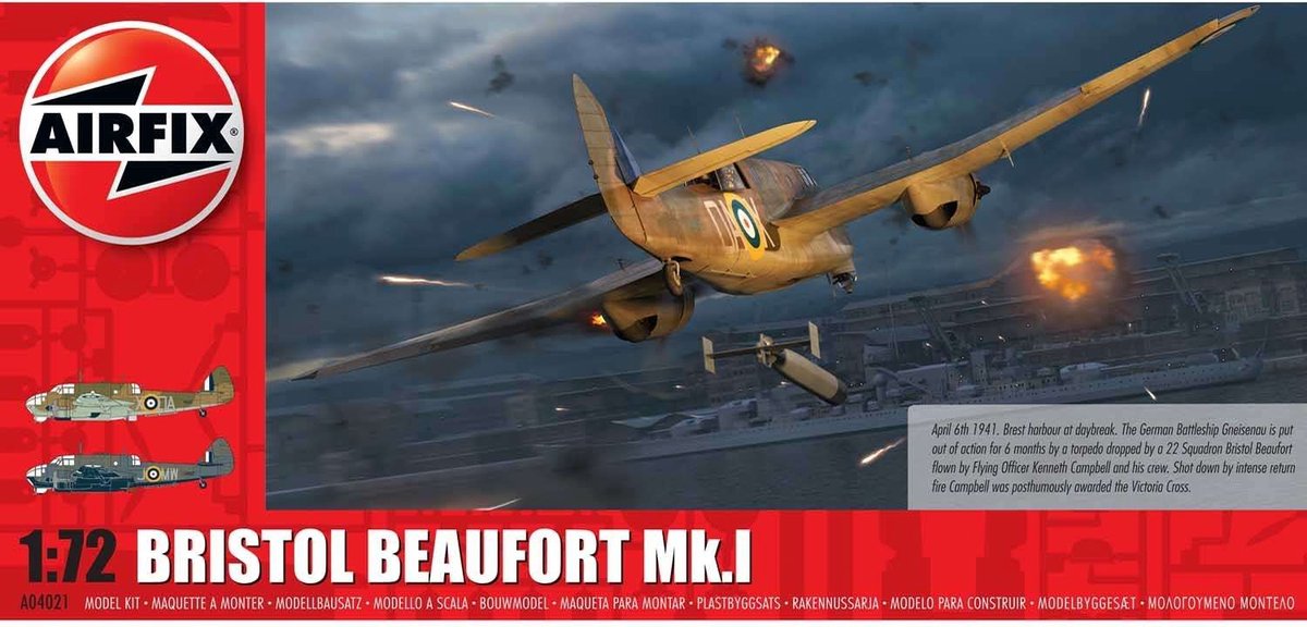 Airfix A04021 bristol beaufort mk.1 1:72