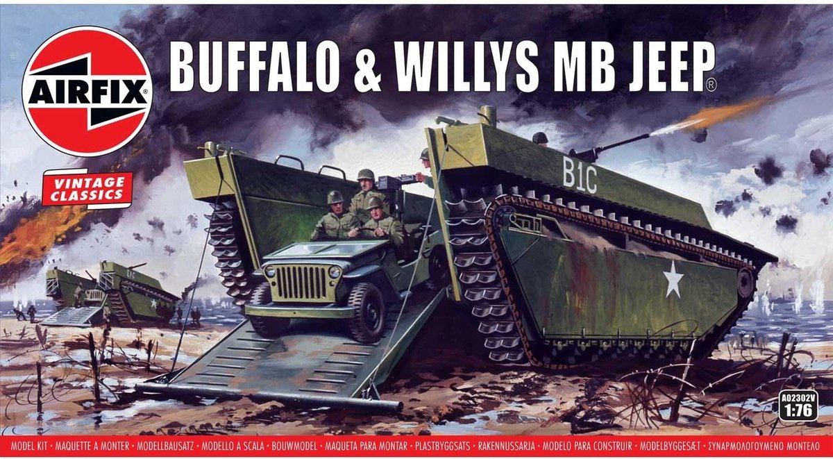 Airfix A02302V buffalo& willys jeep 1:76