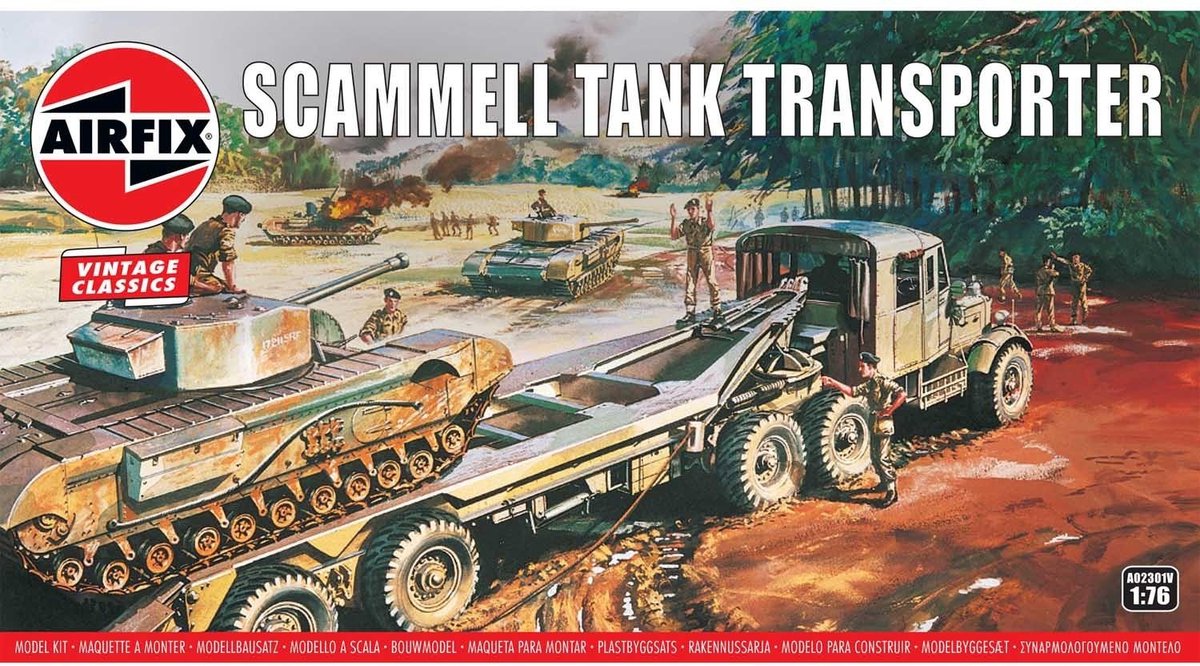 Airfix A02301V scammell tank transporter 1:76