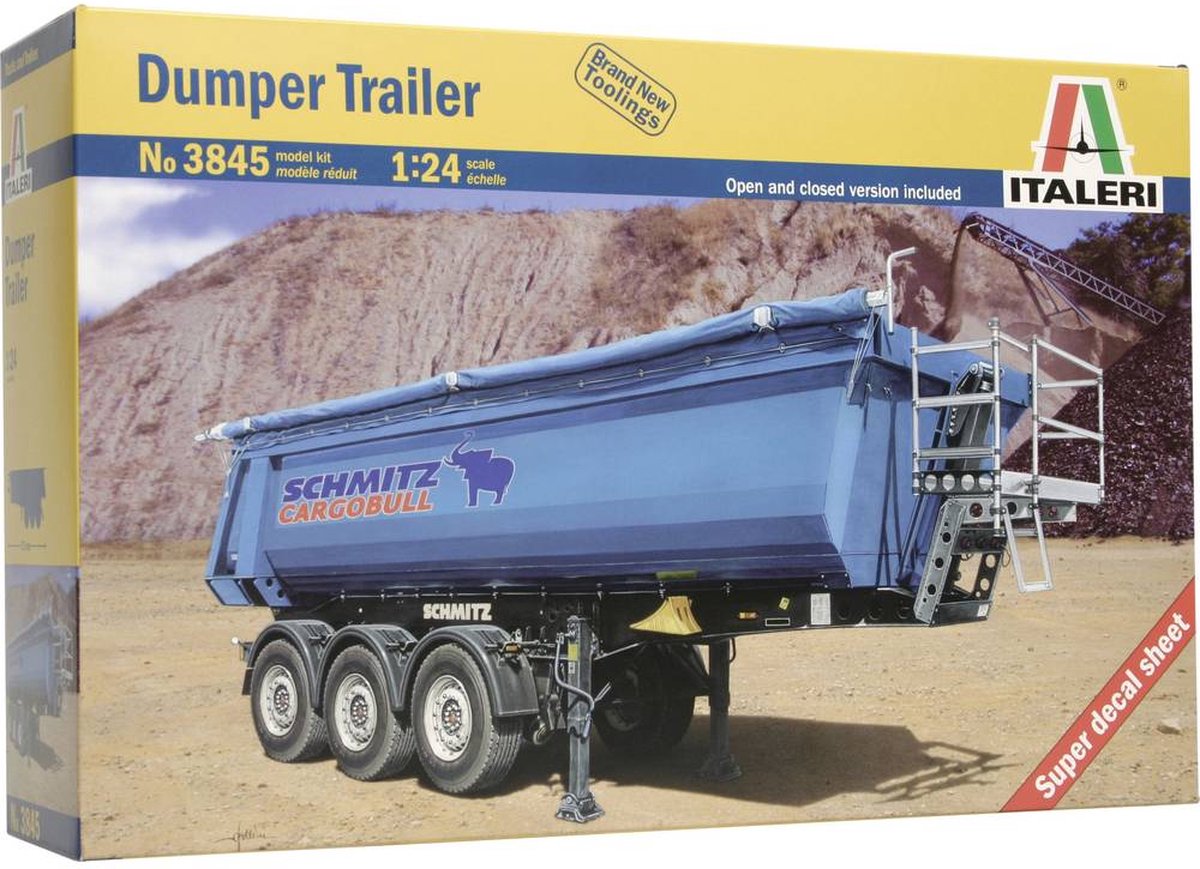 Italeri 3845 dumper trailer 1:24