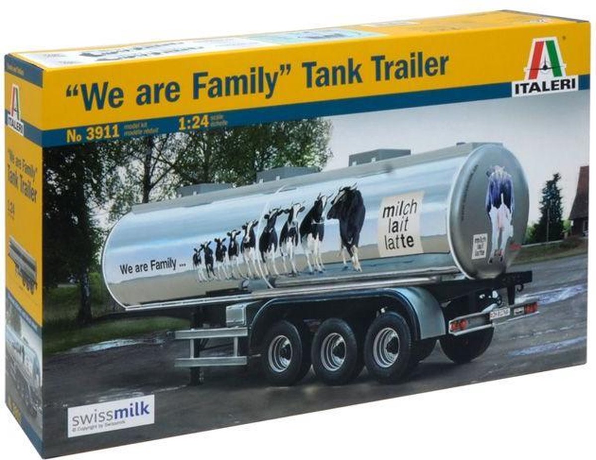Italeri 3911 we are family tank trailer 1:24