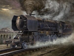 Trumpeter 00210 baureihe 52 mit steifrahmentender 1:35