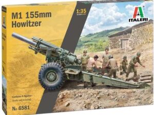Italeri 6581 m1 155mm howitzer with crew 1:35