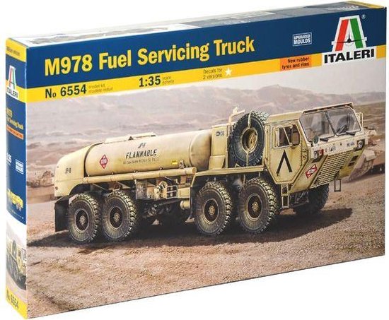 Italeri 6554 m978 feul servicing truck 1:35