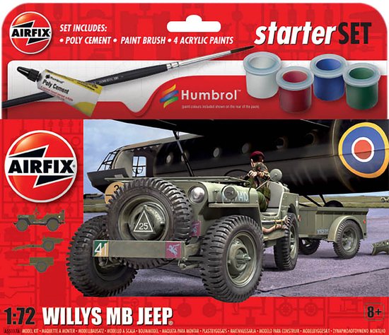 Airfix A55117A willys mb jeep 1:72