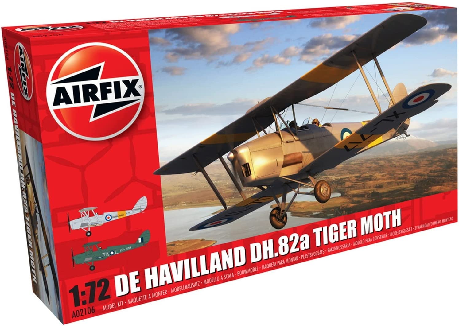 Airfix A02106 de haviland dh.82a tiger moth 1:72