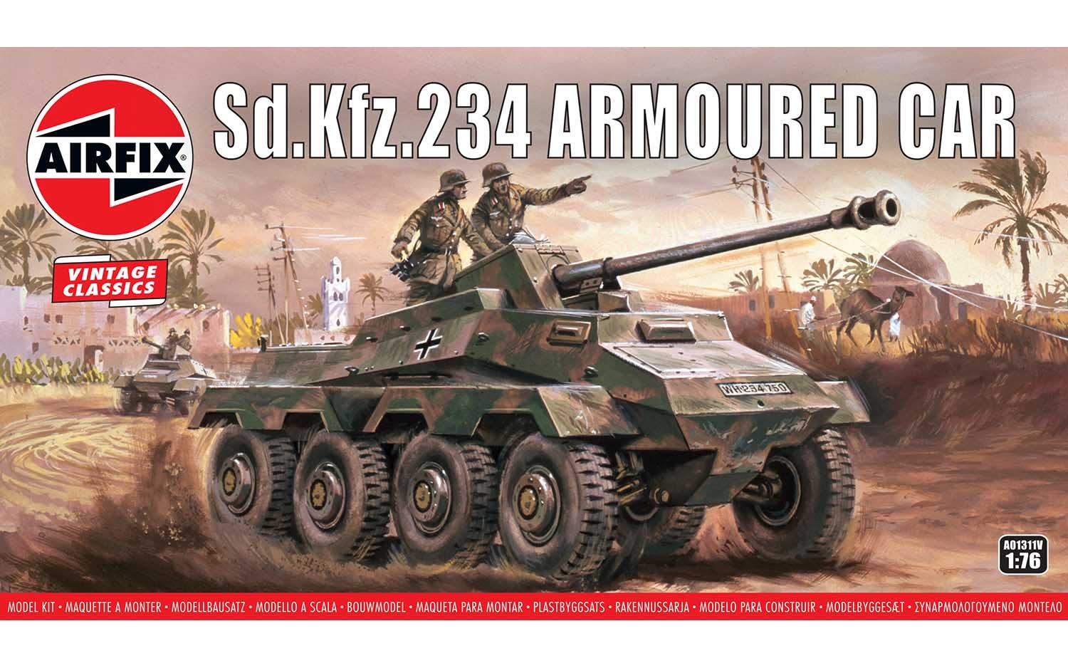 Airfix A01311V sd.kfz.234 armoured car 1:76