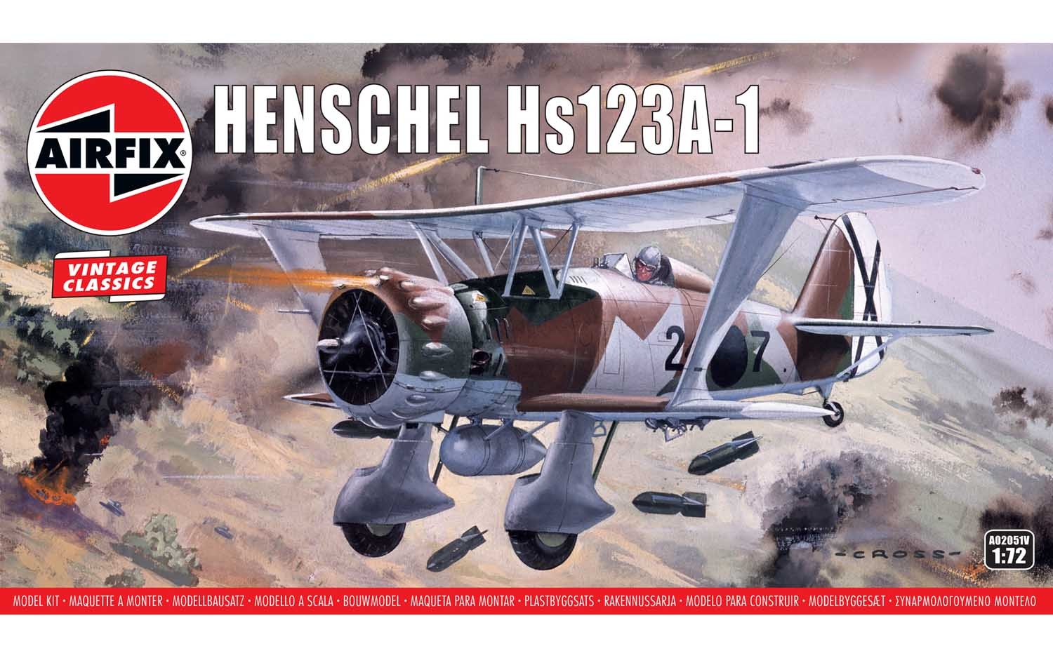 Airfix A02051V Henschel Hs123A-1 1:72