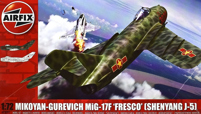 Airfix A03091 mikoyan-gurevich mig-17f fresco 1:72