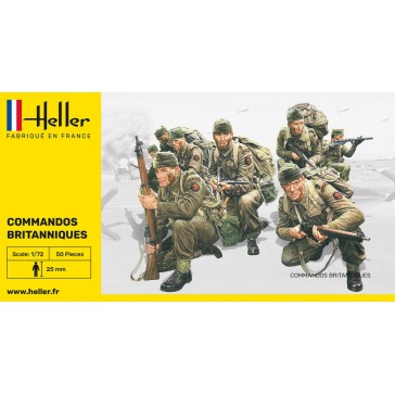 Heller 49632 commandos britanniques 1:72