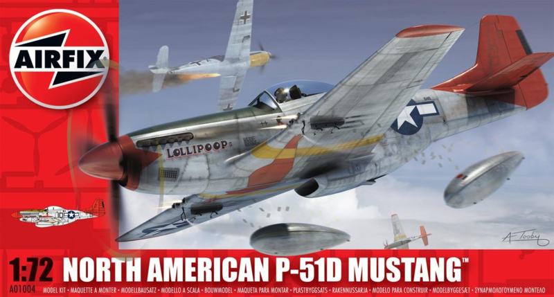 Airfix A01004 north american p-51d mustang 1:72