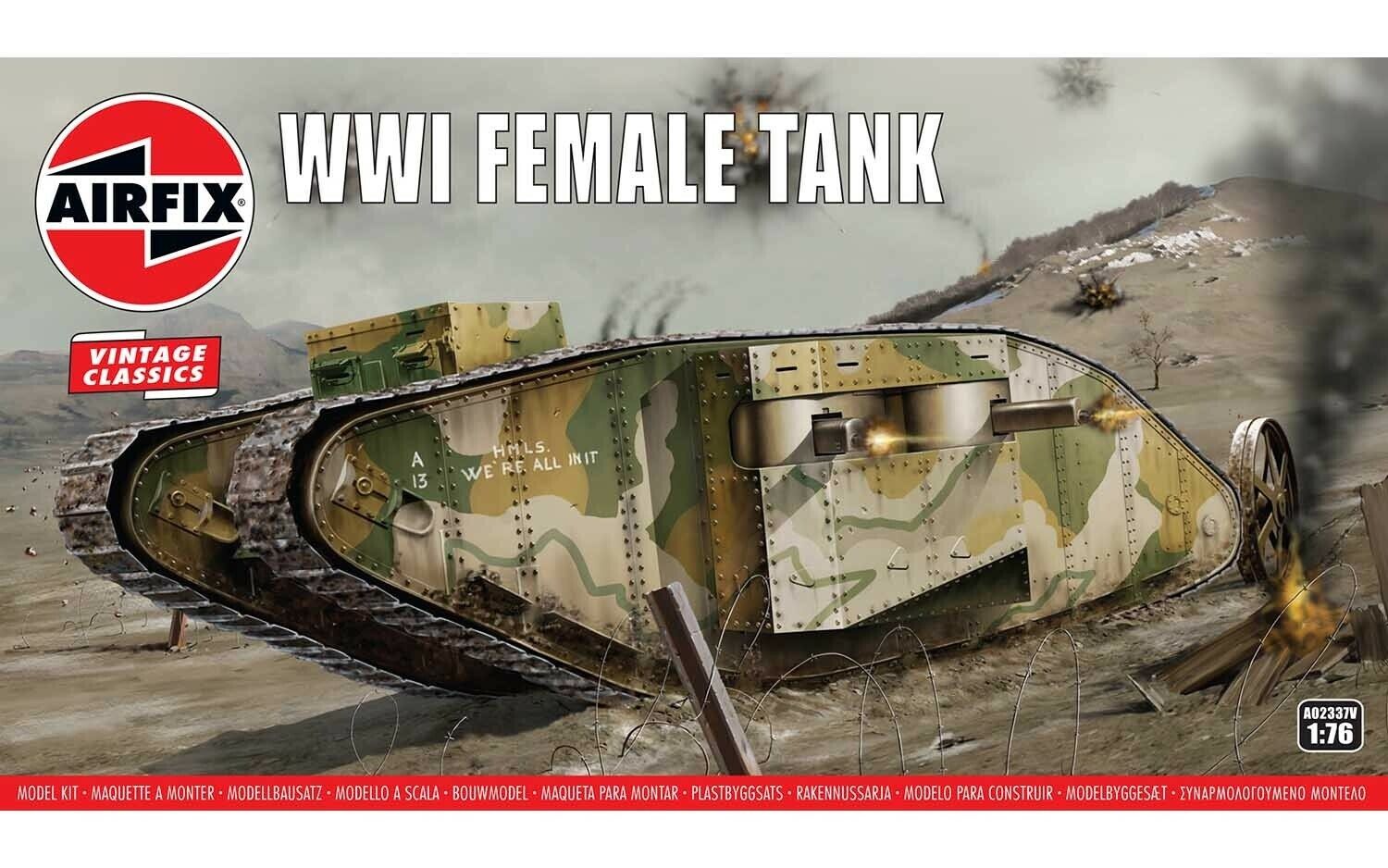 Airfix A02337V ww1 female tank 1:76