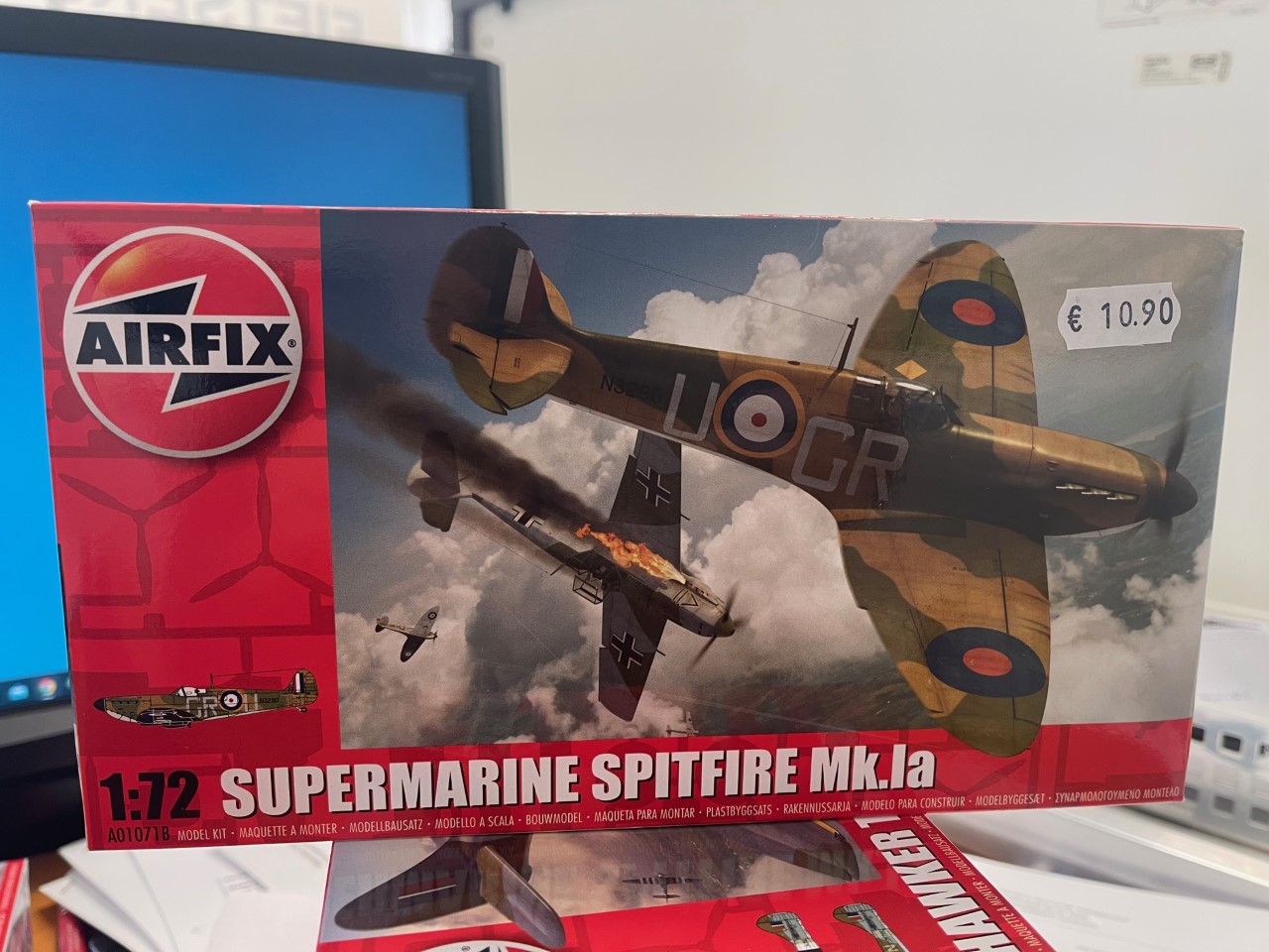 Airfix A010718 supermarine spitfire mk.la 1:72