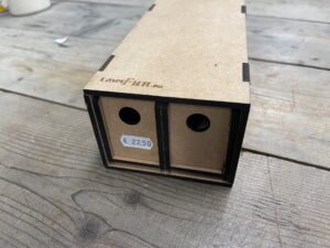 TRANSPORTBOXEN VOOR H0 BOUWPAKKET 2 TREINEN