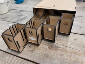 TRANSPORTBOXEN VOOR H0 4 TREINEN BOUWPAKKET MDF