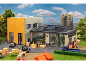 Faller 130143 kunststof verwerkingsfabriek spoor H0