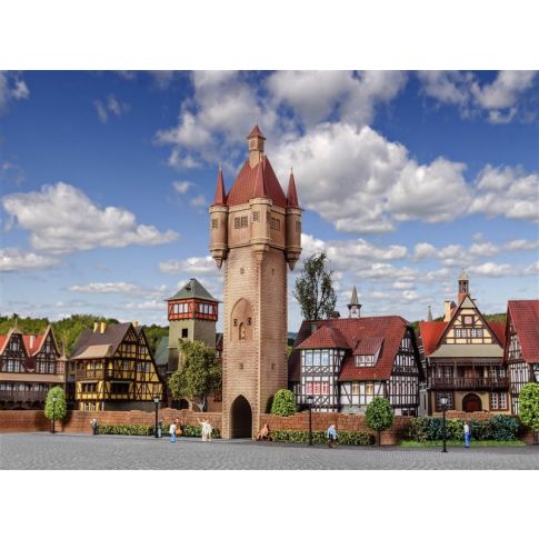 Vollmer 43900 stadstoren Rothenburg spoor H0 - Afbeelding 3