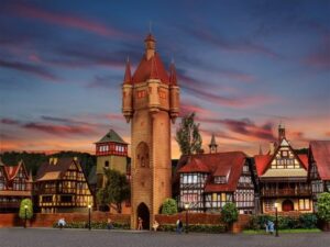 Vollmer 43900 stadstoren Rothenburg spoor H0