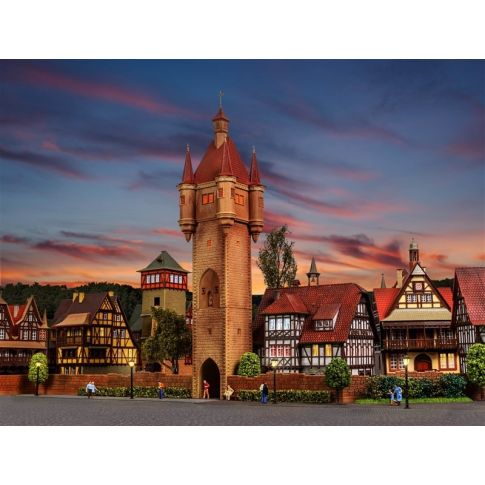 Vollmer 43900 stadstoren Rothenburg spoor H0