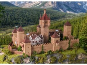 Vollmer 49910 kasteel uit de middeleeuwen H0