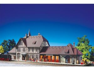 Faller 110116 station Schwarzburg spoor H0