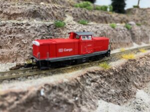 fleischmann 7215 v212 db cargo diesel locomotief spoor N GEBRUIKT