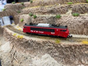 Fleischmann 7364 analoog NS cargo 1637 gebruikt