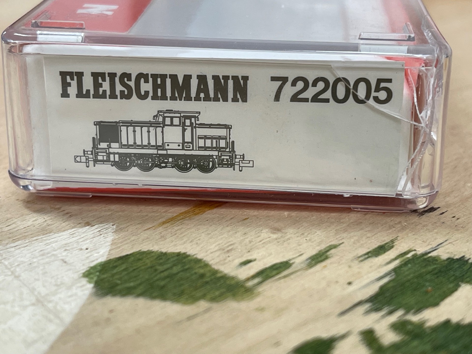 Fleischmann 722005 diesellok ACTS analoog gebruikt