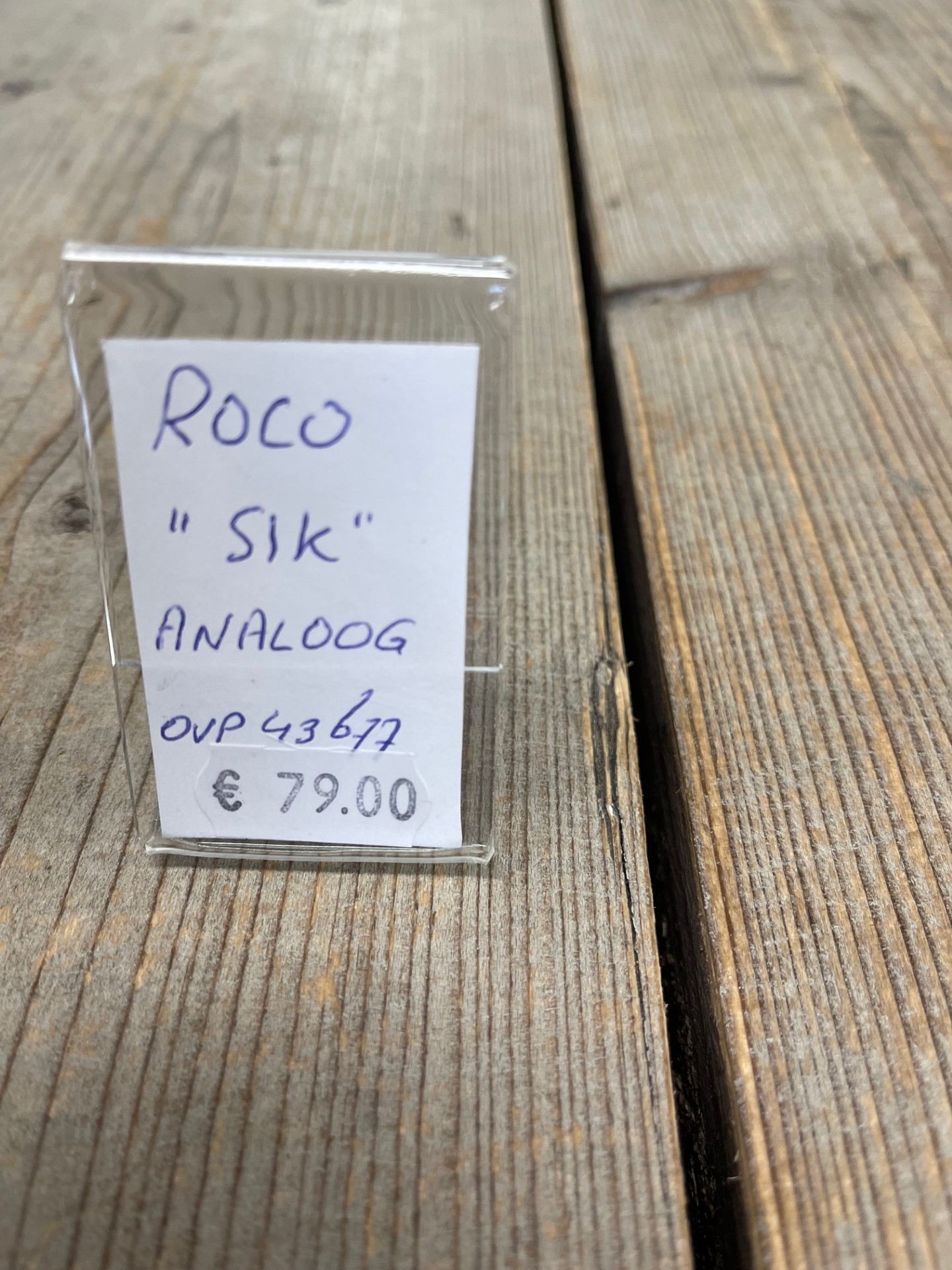 Roco sik analoog gebruikt